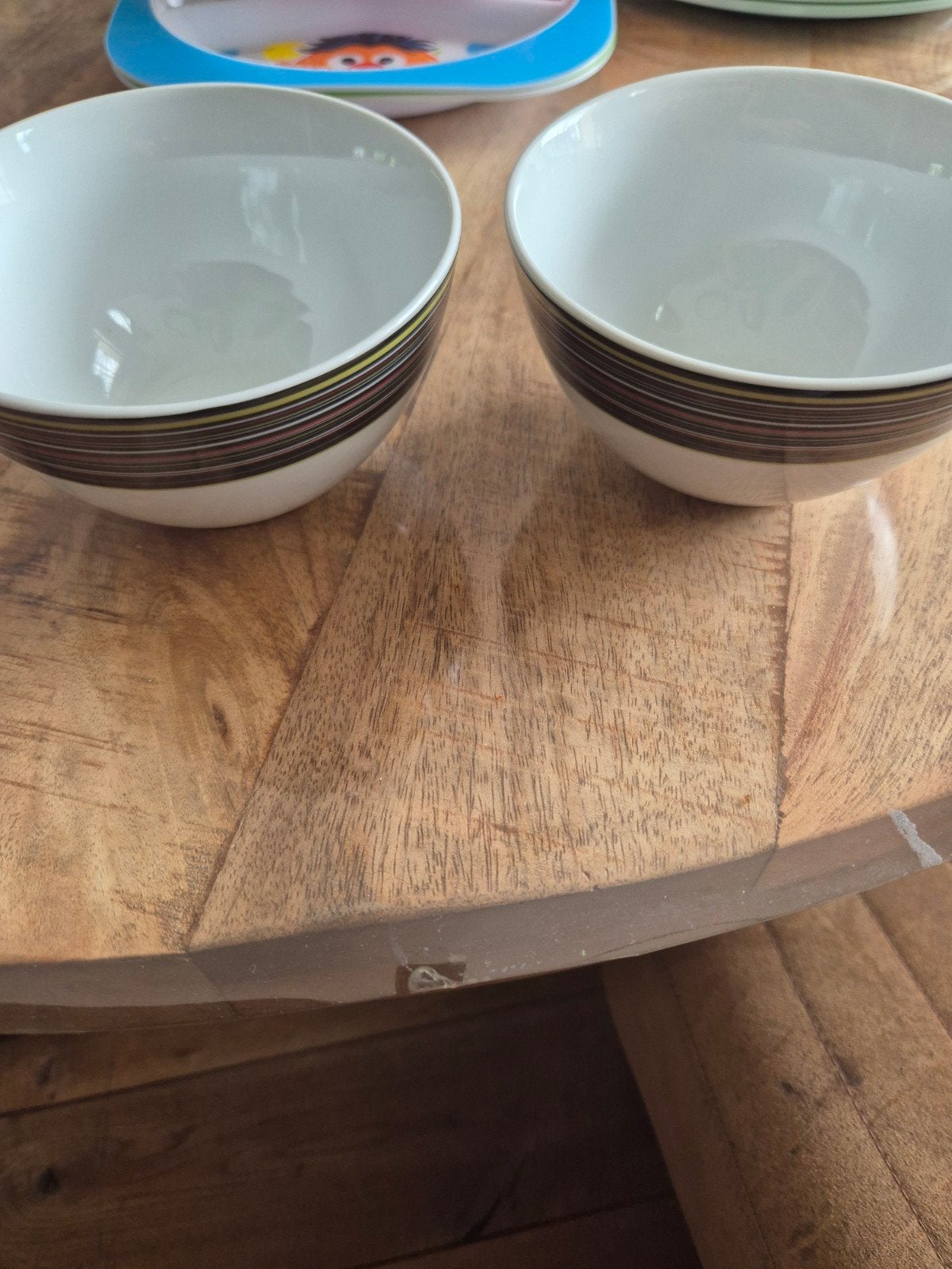 Set van 2 schalen - Zo goed als nieuw, Overige merken, Keramiek, Ophalen of Verzenden, Modern