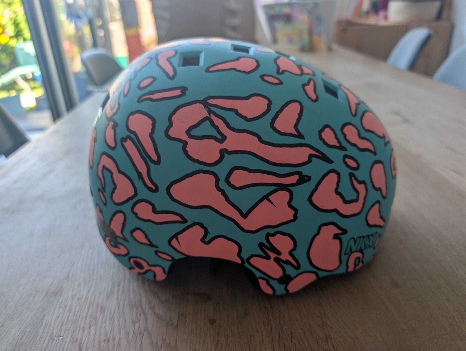 NKX brainsaver fietshelm kinderen maat m (54-57 cm), Ophalen, Gebruikt, Nikx, M