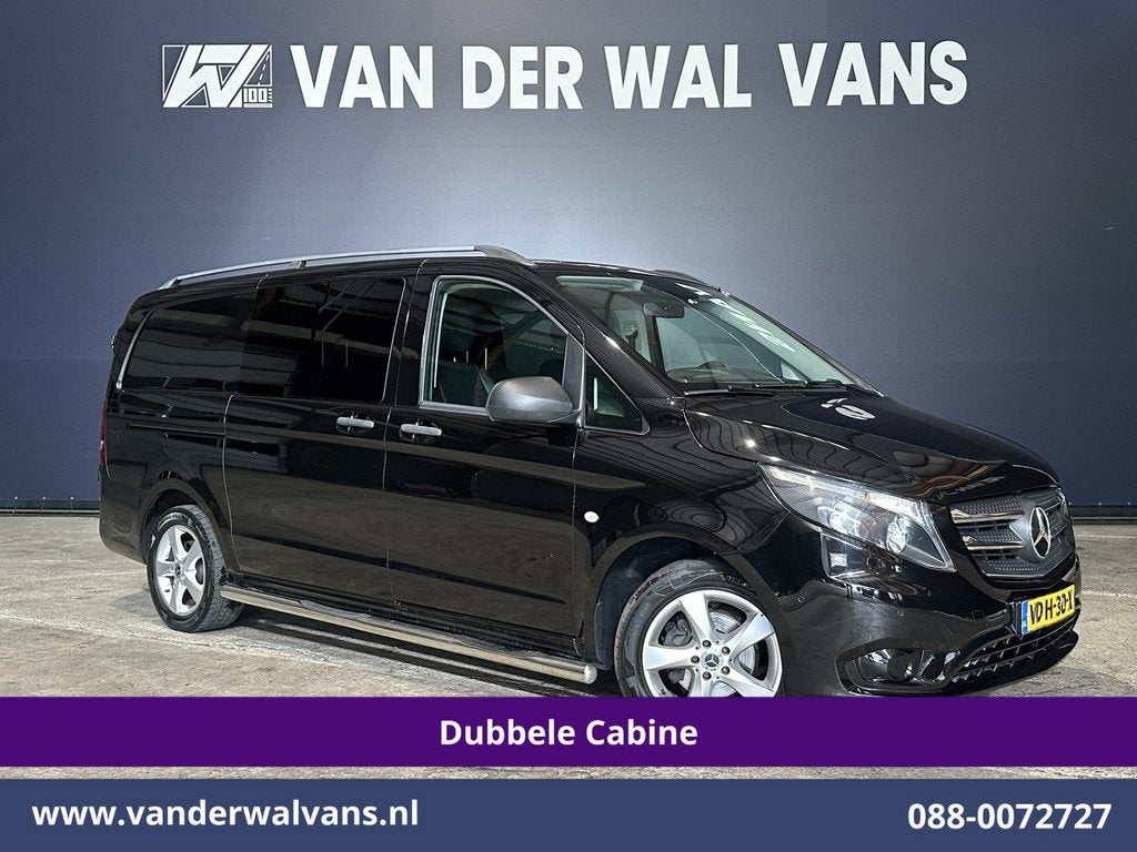 Mercedes-Benz Vito 116 CDI 164pk L2H1 Dubbele Cabine Euro6 A, Auto's, Bestelauto's, Achterwielaandrijving, Gebruikt, 4 cilinders