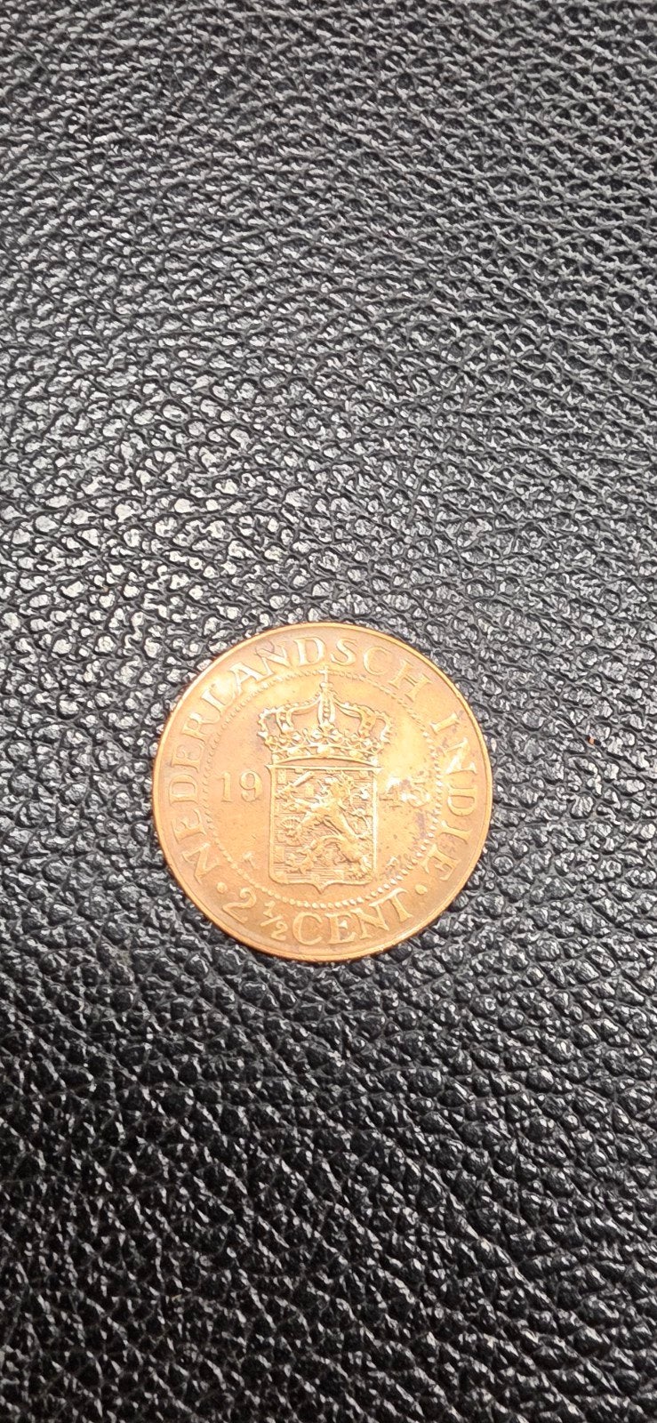7#    Nederlands indië 2½ cent 1945, Postzegels en Munten, Munten | Nederland, Ophalen of Verzenden, Koningin Wilhelmina, Overige waardes