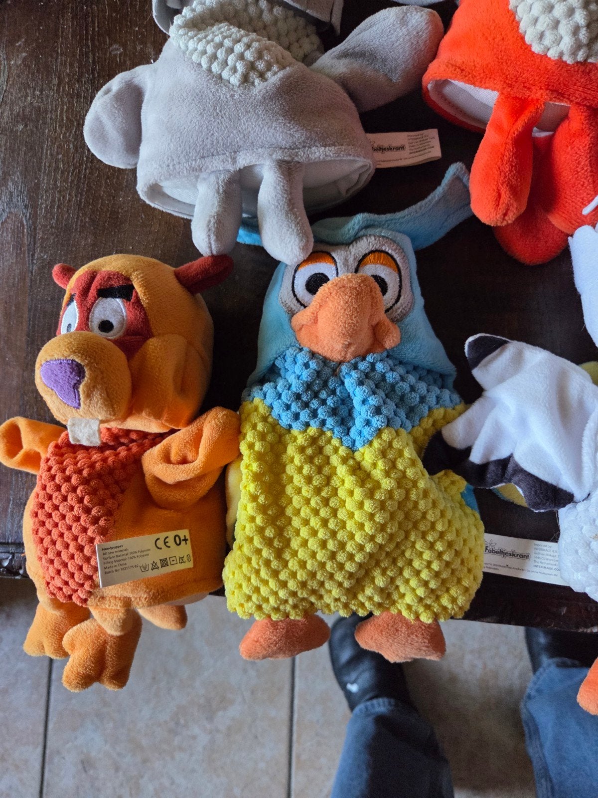 Poppenkastfiguren fabeltjeskrant, Gebruikt, Overige merken, Overige karakters, Overige typen