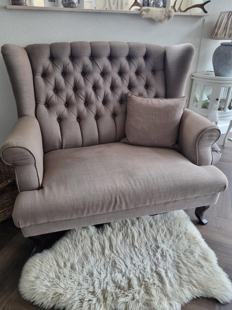 Gezellige loveseat met lichte gebruikssporen, Ophalen, Gebruikt, Tweepersoons, 75 tot 100 cm