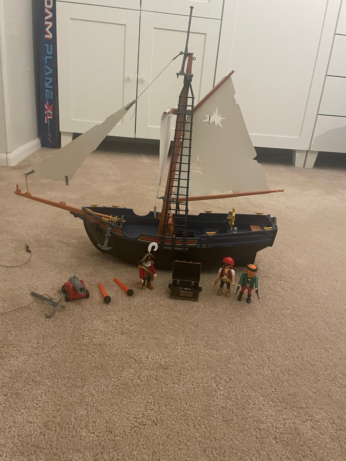 Playmobil 5810 Piratenschip Corsair set, Pirates, Complete set, Ophalen of Verzenden, Zo goed als nieuw