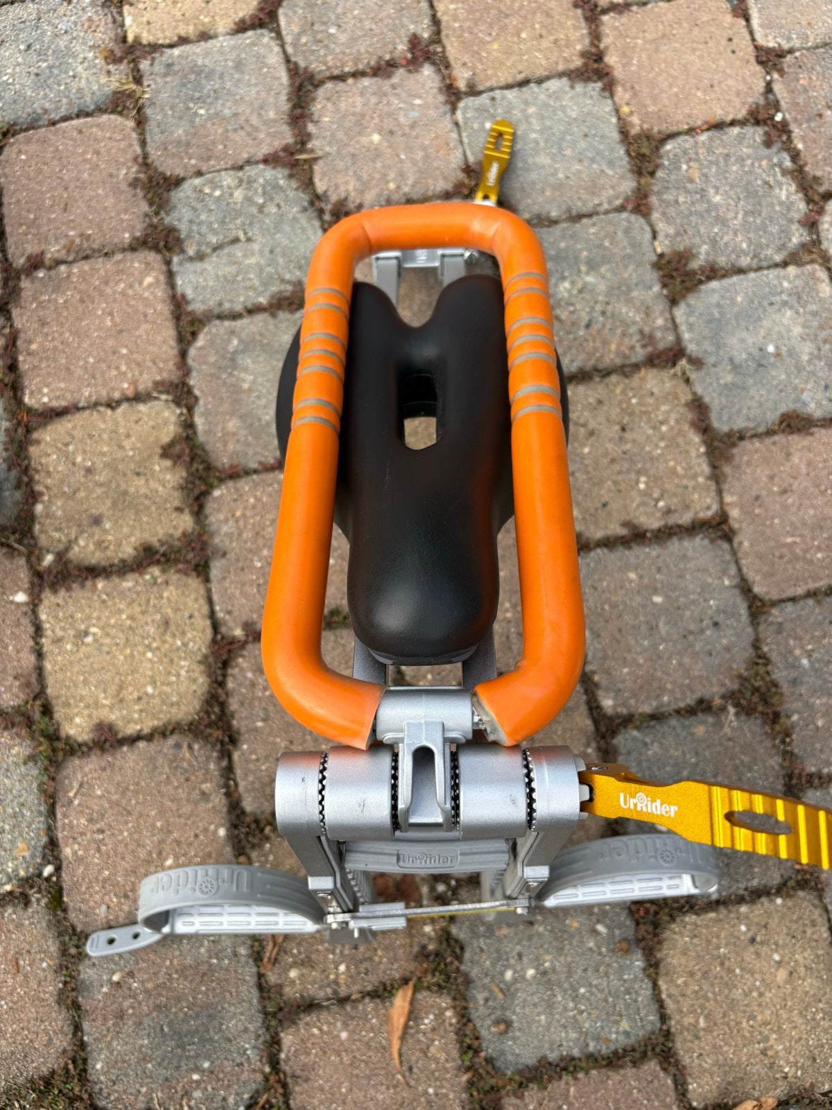 UrRider Fietszitje Voorop - Compact & Opvouwbaar, Fietsen en Brommers, Voorzitje, Ophalen, 15 t/m 25 kg, Gebruikt