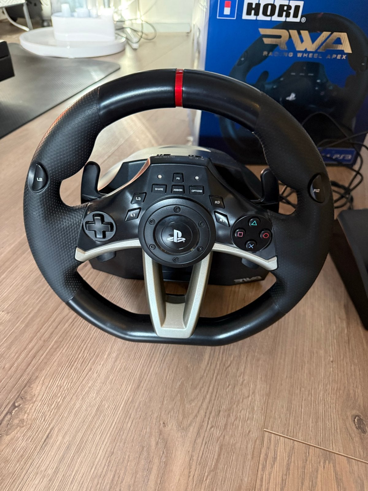 Hori RWA Racing Wheel Apex voor PS3 en PS4, Spelcomputers en Games, Ophalen of Verzenden, Zo goed als nieuw, Stuur of Pedalen
