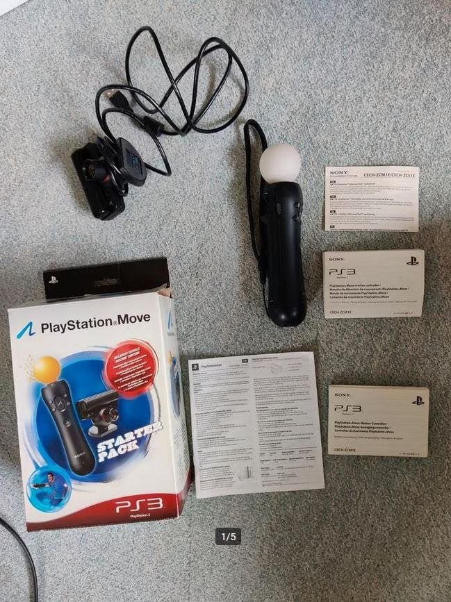 Sony Playstation Move Starterpack - met nieuwe batterij !!, Spelcomputers en Games, Spelcomputers | Sony PlayStation Consoles | Accessoires
