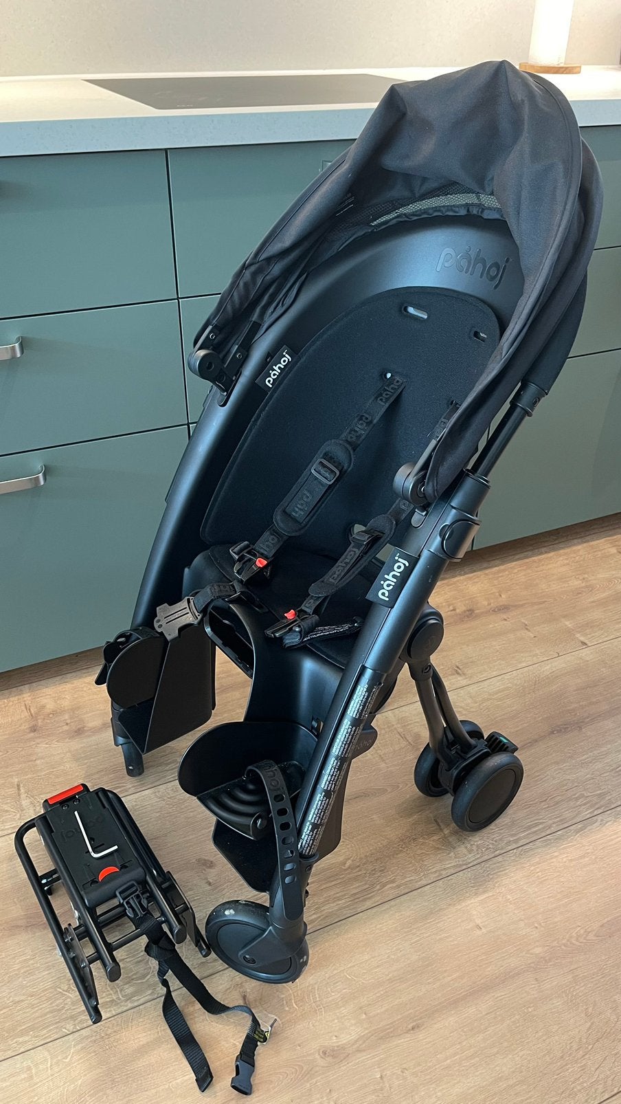 Påhoj 2-in-1 Fietszitje & Kinderwagen, Ophalen, Zo goed als nieuw