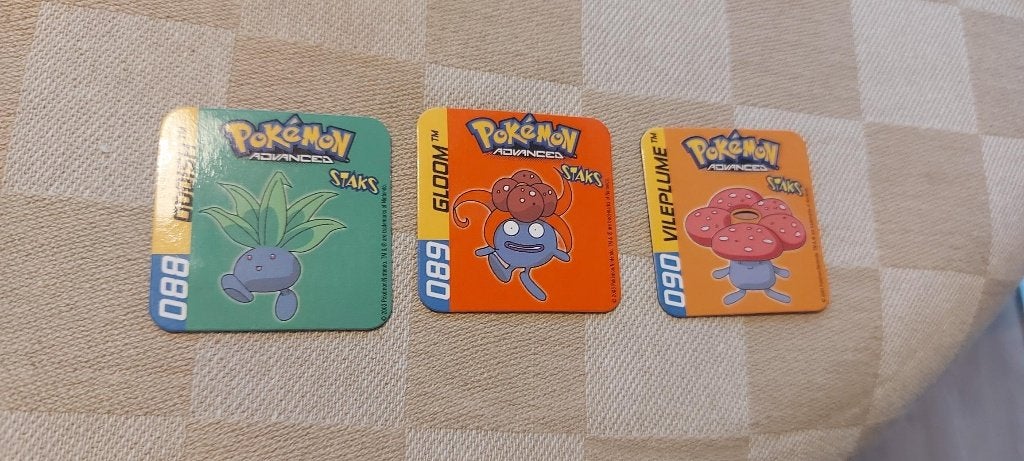 magneten speelgoed pokemon Oddish Gloom Vileplume staks, Ophalen of Verzenden, Nieuw, Overige merken