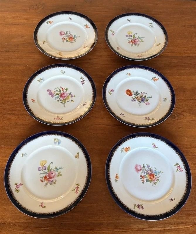 6 antieke Rosenthal dinerborden, Ophalen of Verzenden, Zo goed als nieuw, Bord(en), Overige stijlen