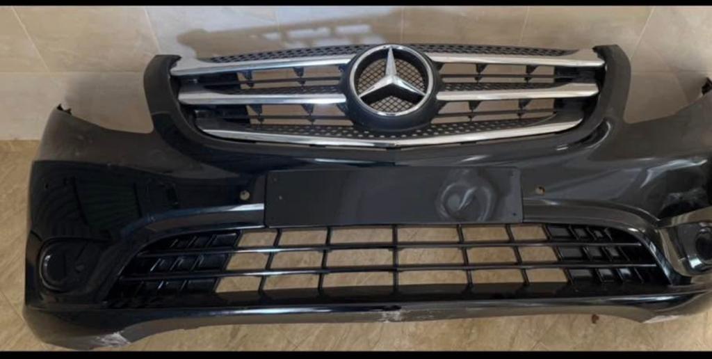 Mercedes-Benz w447 Bumper Voor - Zwart, Gebruikt, Ophalen, Gebruikt, Voor, Mercedes-Benz