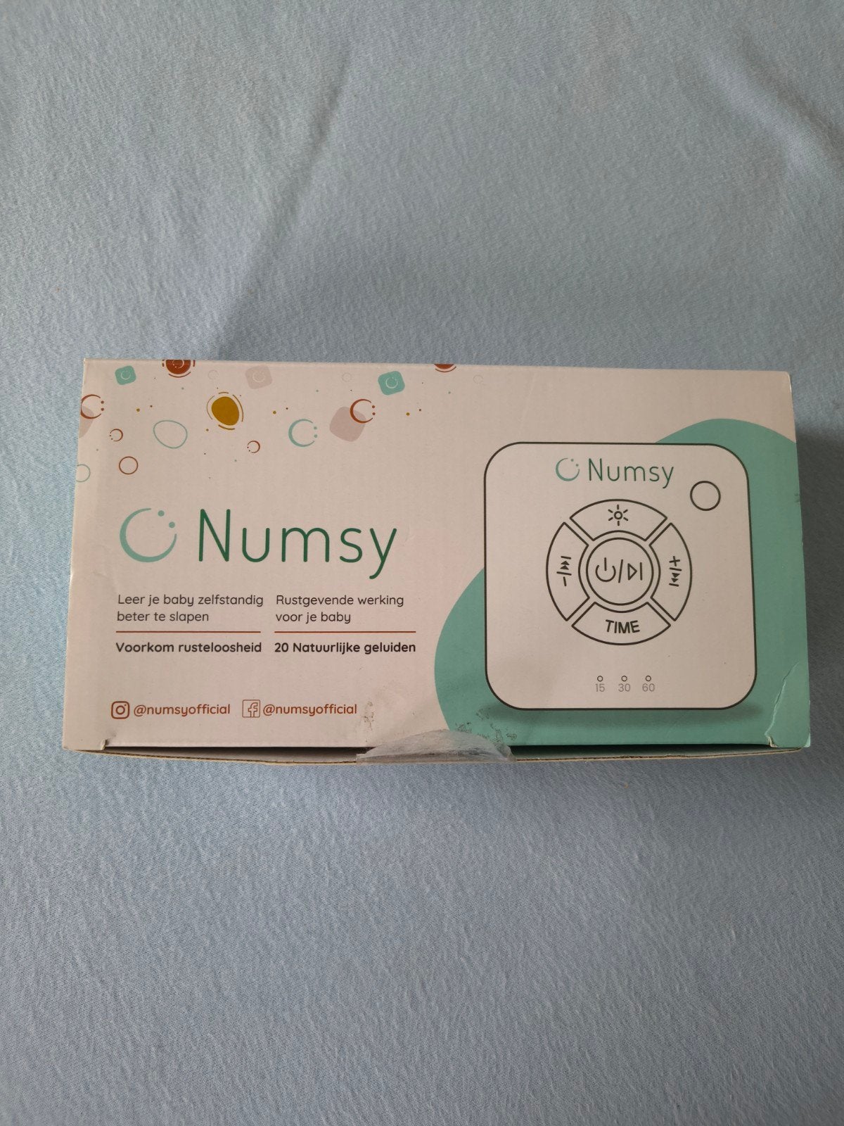 Numsy Original 2.0 Slaaptrainer voor Baby's, Ophalen, Zo goed als nieuw, Minder dan 100 meter, Digitaal