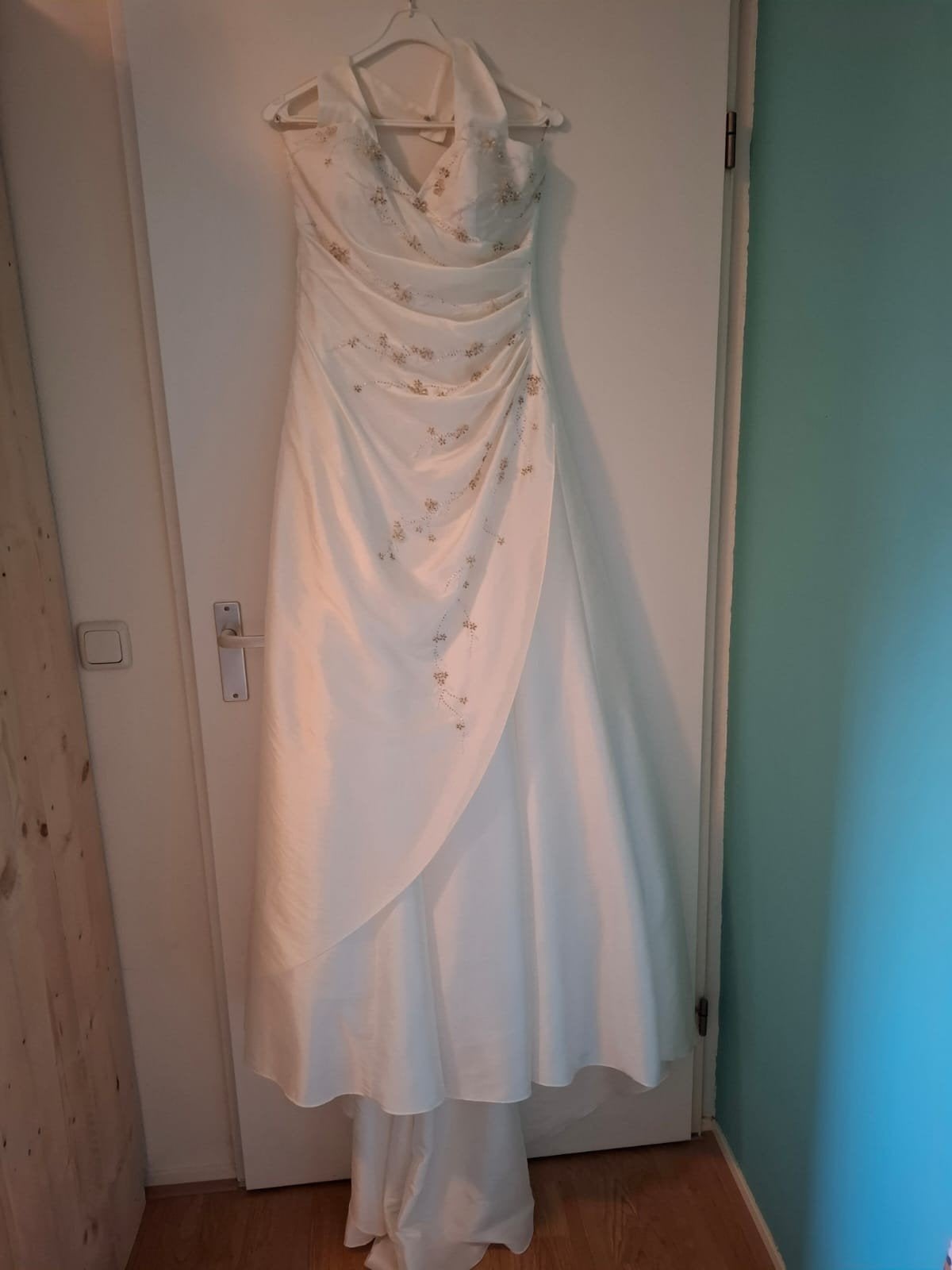 Trouwjurk 38/40, Kleding | Dames, Trouwkleding en Trouwaccessoires, Ophalen, Gedragen, Wit, Trouwjurk