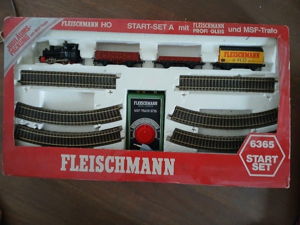 Fleischmann trein start set plus, Hobby en Vrije tijd, Ophalen, Gelijkstroom, Fleischmann, Gebruikt