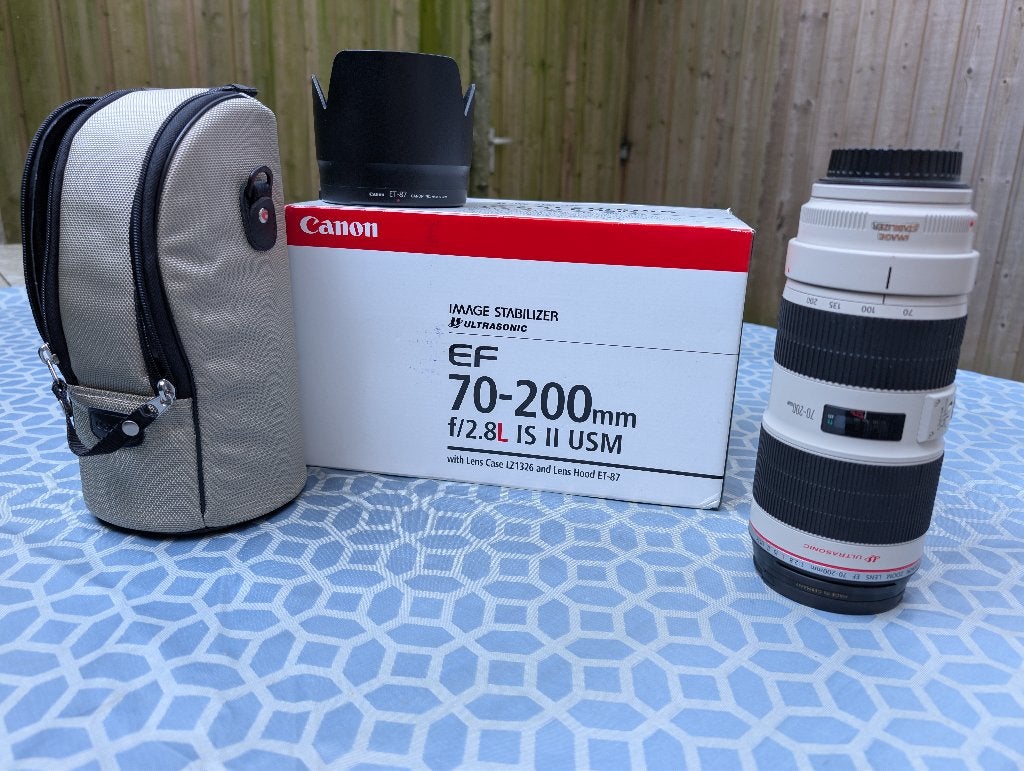 Canon EF 70-200mm f/2.8L IS II USM - heel weinig gebruikt, Zo goed als nieuw, Canon EF, Canon, Statiefgondel