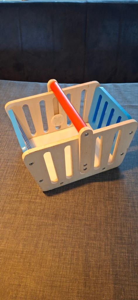 Houten speelgoed boodschappenmandje, Ophalen, Gebruikt, Overige typen