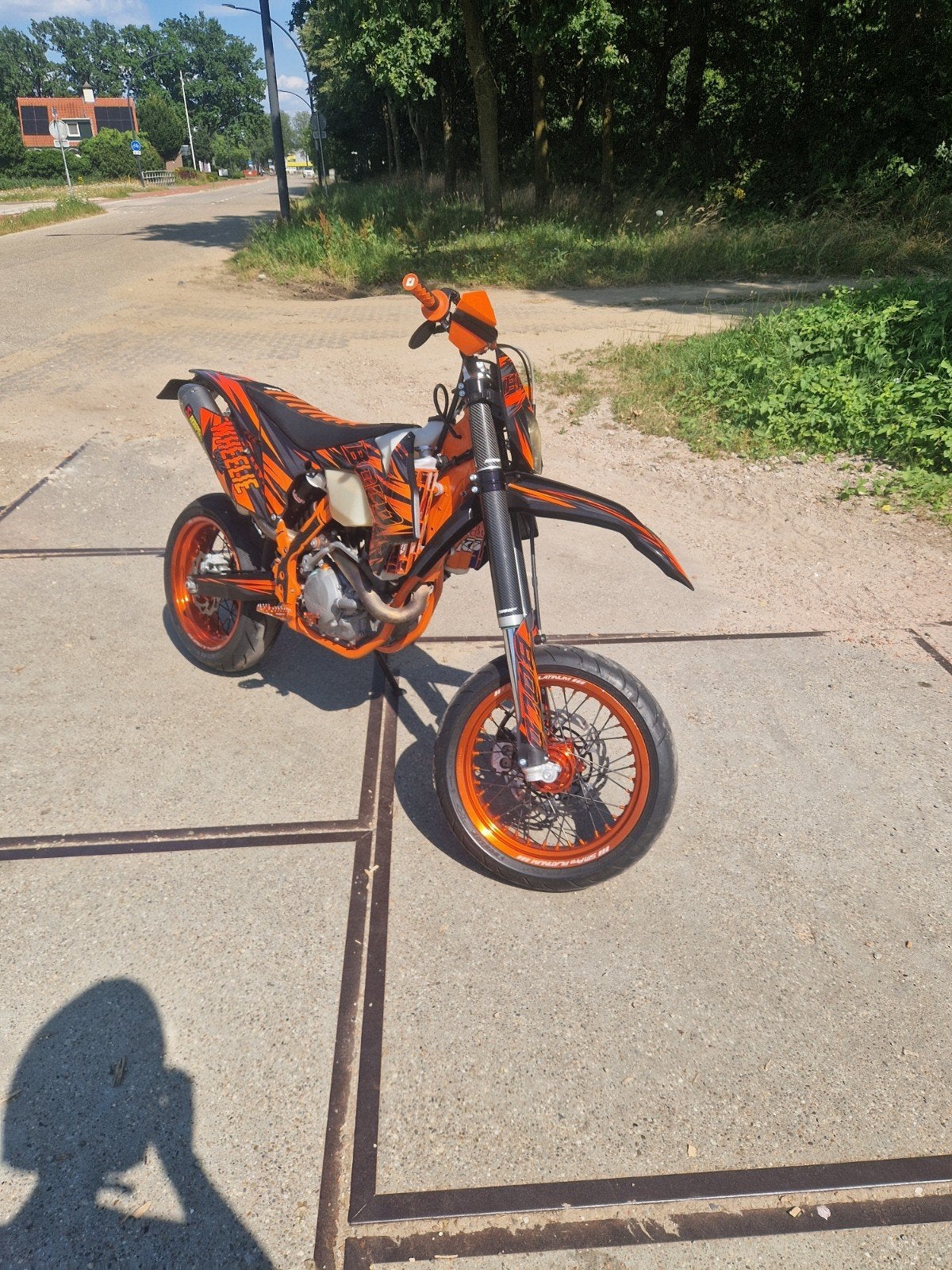 KTM 450EXC Supermoto - Zeer goede staat, weinig kilometers, Sportuitlaat, Motorrijbewijs A, Gebruikt, KTM