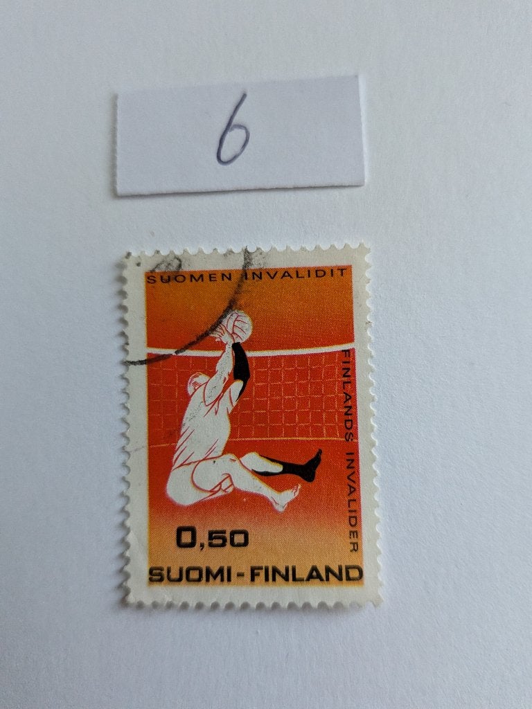 Volleybal, Verzenden, Overige landen, Gestempeld