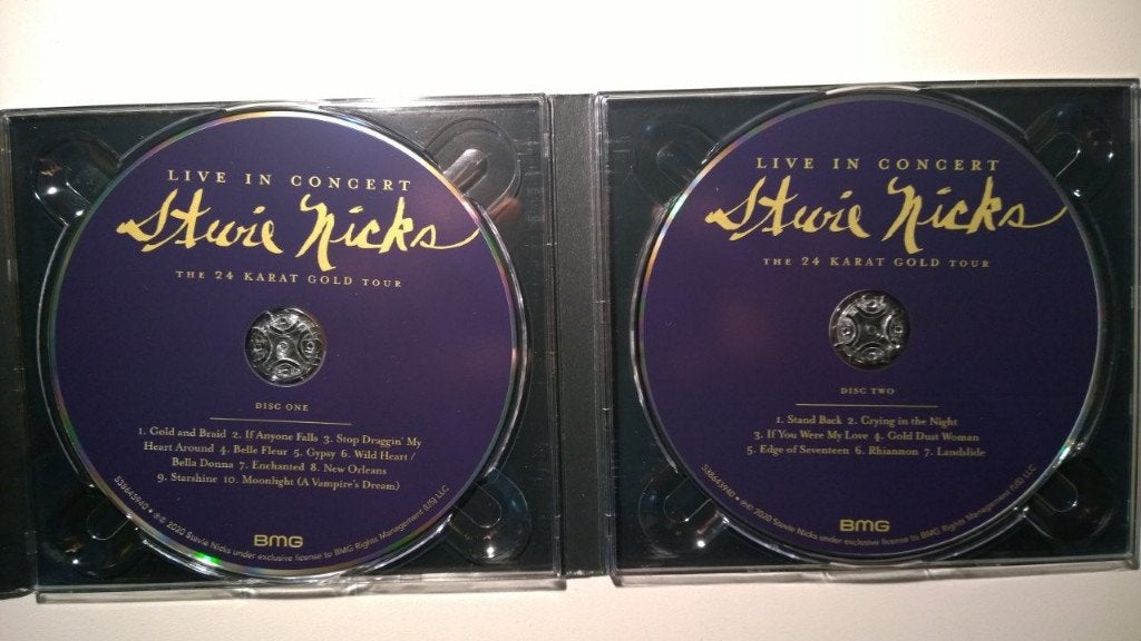 Stevie Nicks - Live In Concert The 24 Karat Gold Tour, Ophalen of Verzenden, Zo goed als nieuw, Poprock