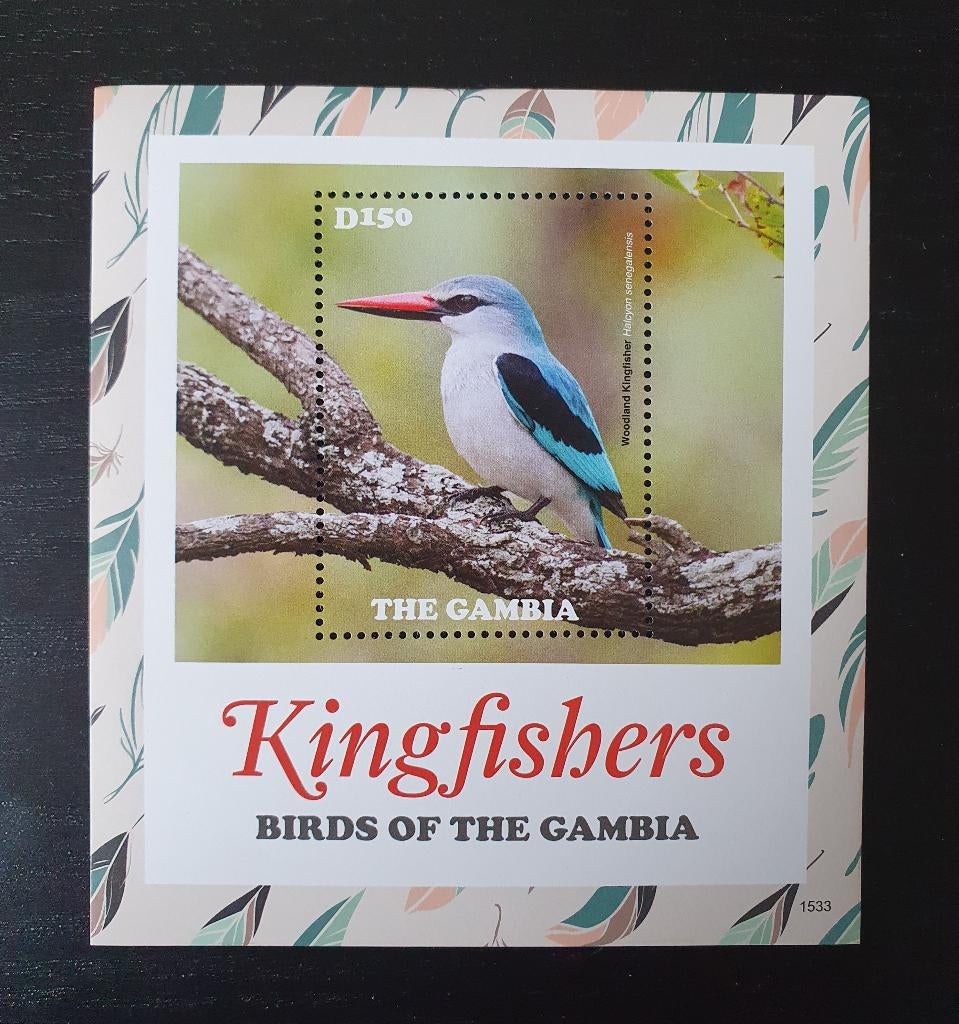 Gambia 2015 Vogels IJsvogel Michel blok 944 postfris, Verzenden, Postfris, Dier of Natuur