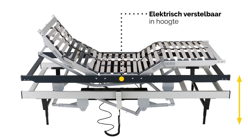 Elektrisch Hoog Laag Bed Ziekenhuisbed Seniorenbed, Huis en Inrichting, Slaapkamer | Bedden, Ophalen, Strak, Verstelbaar, 90 cm