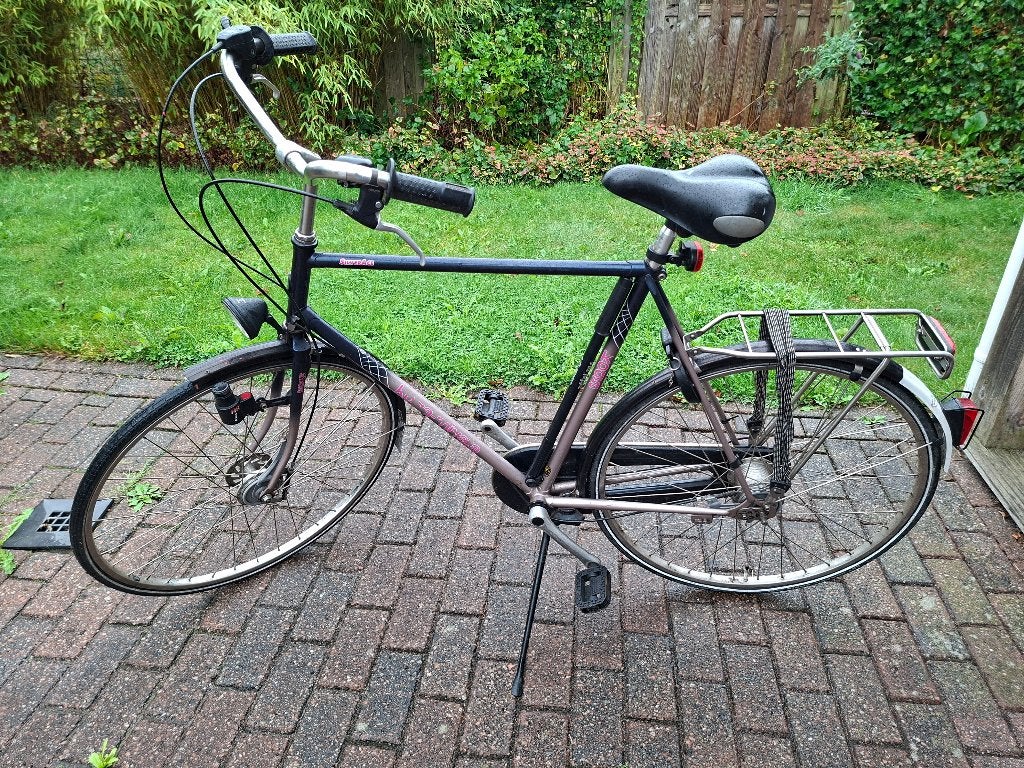 Koga herenfiets met 7 versnellingen en trommelremmen., Gebruikt, Versnellingen, Trommelrem, Ophalen