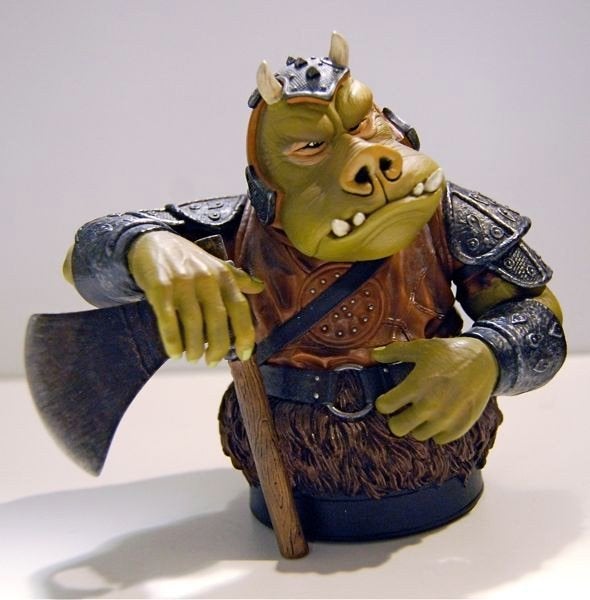 star wars mini buste gamorrean guard  gezocht!, Ophalen of Verzenden, Gebruikt, Actiefiguurtje