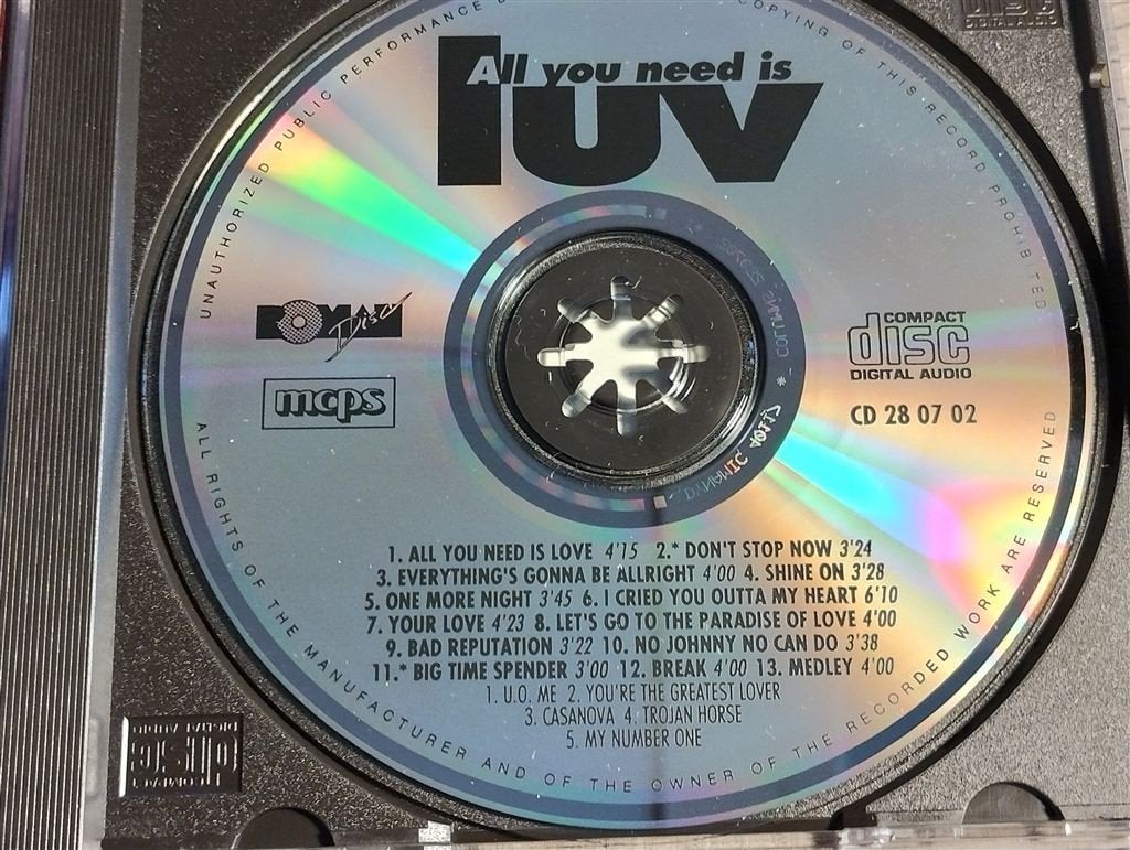 Luv - All You Need Is Luv., Ophalen of Verzenden, Zo goed als nieuw