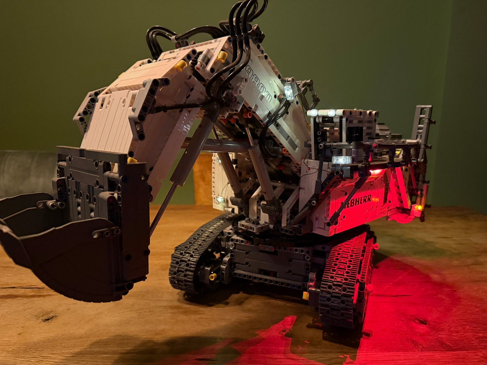 LEGO Technic 42100 Liebherr R 9800 Graafmachine met licht, Ophalen, Gebruikt, Overige merken