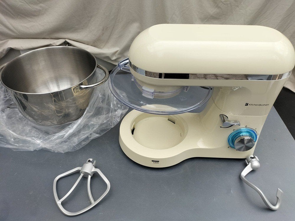 KitchenBrothers 2000W Keukenmachine, 4 liter of meer, 3 snelheden of meer, Ophalen of Verzenden, Zo goed als nieuw