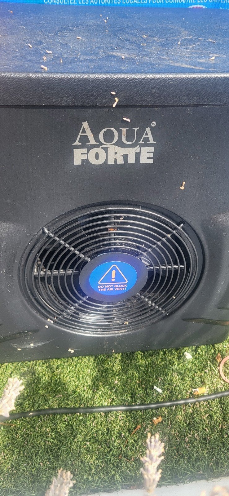 Aquaforte mini zwembad warmtepomp F30SPR4 ABS - 3 kW, Ophalen, Minder dan 80 cm, Opzetzwembad, Rechthoekig