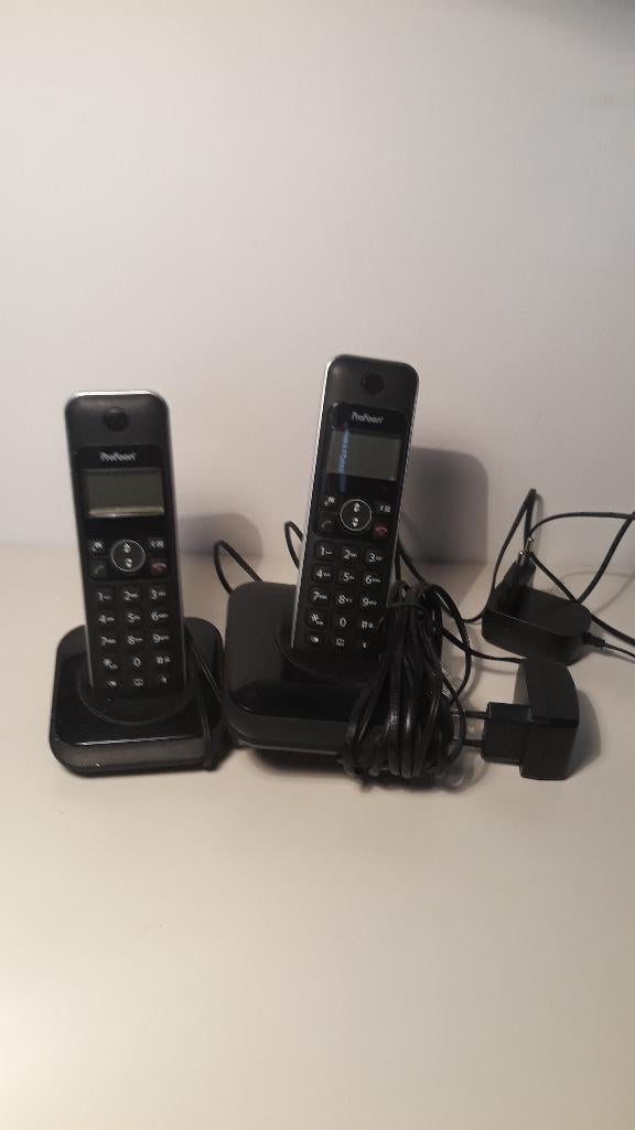 Profoon PDX-7920 telefoonset, Telecommunicatie, Vaste telefoons | Handsets en Draadloos, Ophalen of Verzenden, Gebruikt, 2 handsets
