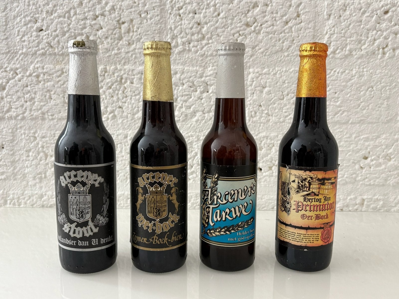 Oude volle Arcener/Hertog Jan bieren, Ophalen of Verzenden, Zo goed als nieuw, Flesje(s), Hertog Jan