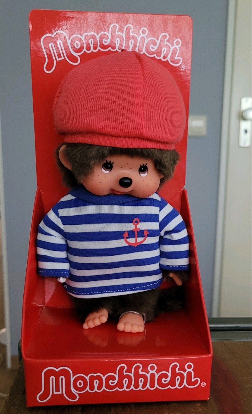 Monchhichi jongen matroos, Ophalen of Verzenden, Zo goed als nieuw, Aap