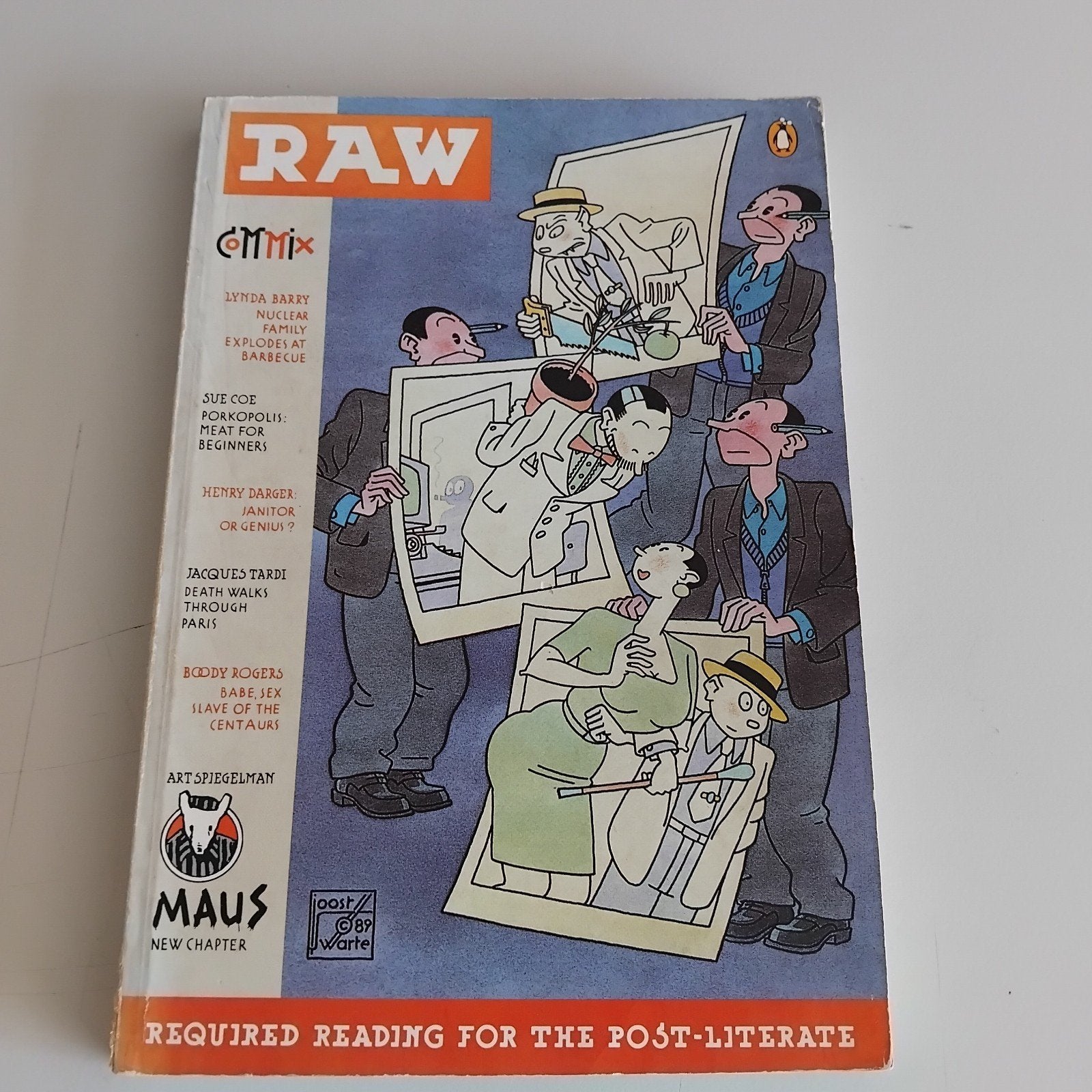 RAW commix vol 2 no 2, Europa, Ophalen of Verzenden, Gelezen, Eén comic