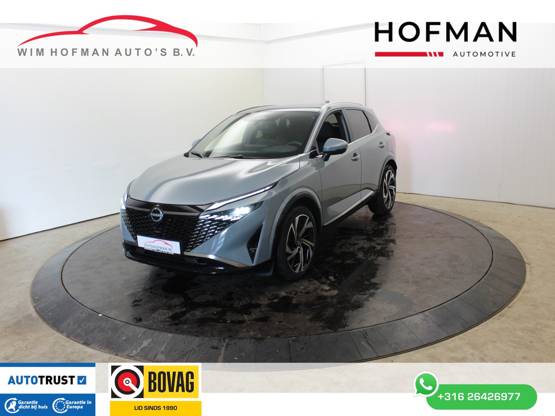 Nissan QASHQAI 1.3 MHEV Xtronic Tekna Plus 360° Cam Panodak, Auto's, Nissan, Gebruikt, Zwart, 4 cilinders, Met garantie (alle)