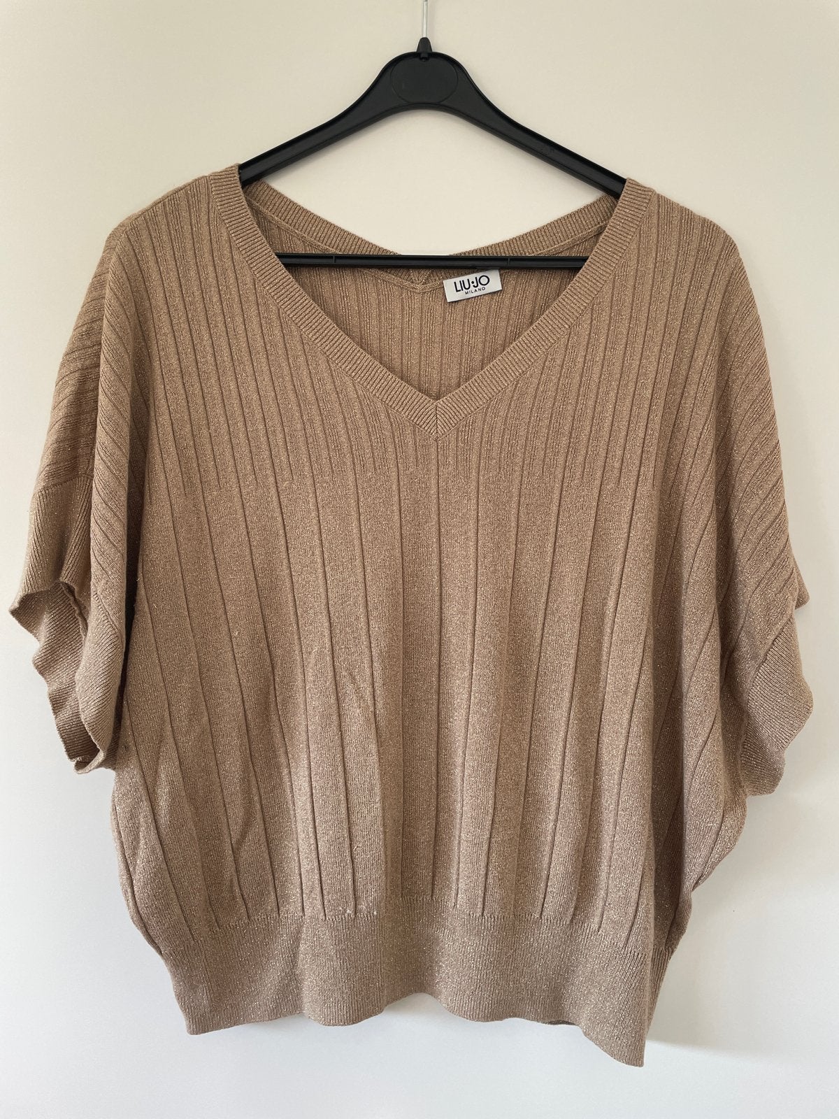 Liu Jo Milano gouden glitter trui maat M, Ophalen of Verzenden, Zo goed als nieuw, Maat 38/40 (M), Goud