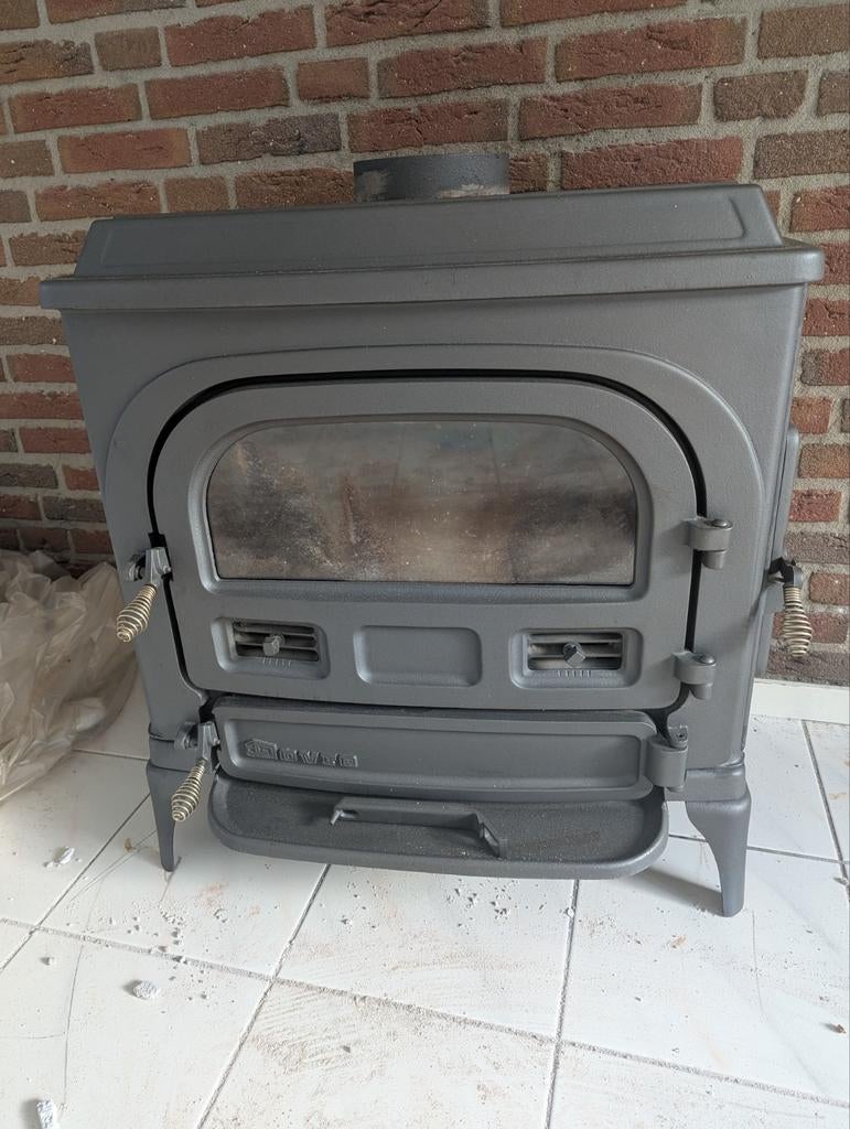 Dovre 900G Houthaard met pijp, Ophalen, Gebruikt, Vrijstaande haard, Houthaard
