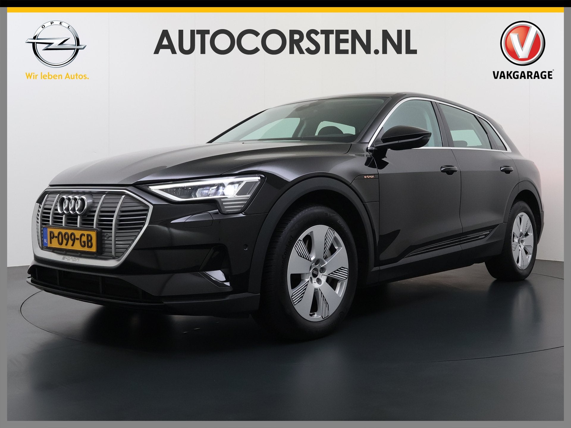 Audi e-tron 55 Quattro 408pk 95kWh Luchtvering LED Navi Ecc, Auto's, Audi, Bedrijf, Te koop, e-tron, 4x4, ABS, Airbags, Airconditioning