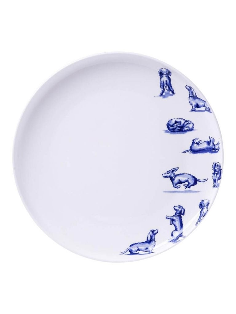 Heinen Delfts Blauw Janny Nhaan dinerbord 26 cm, Huis en Inrichting, Overige merken, Ophalen of Verzenden, Delftsblauw, Bord(en)