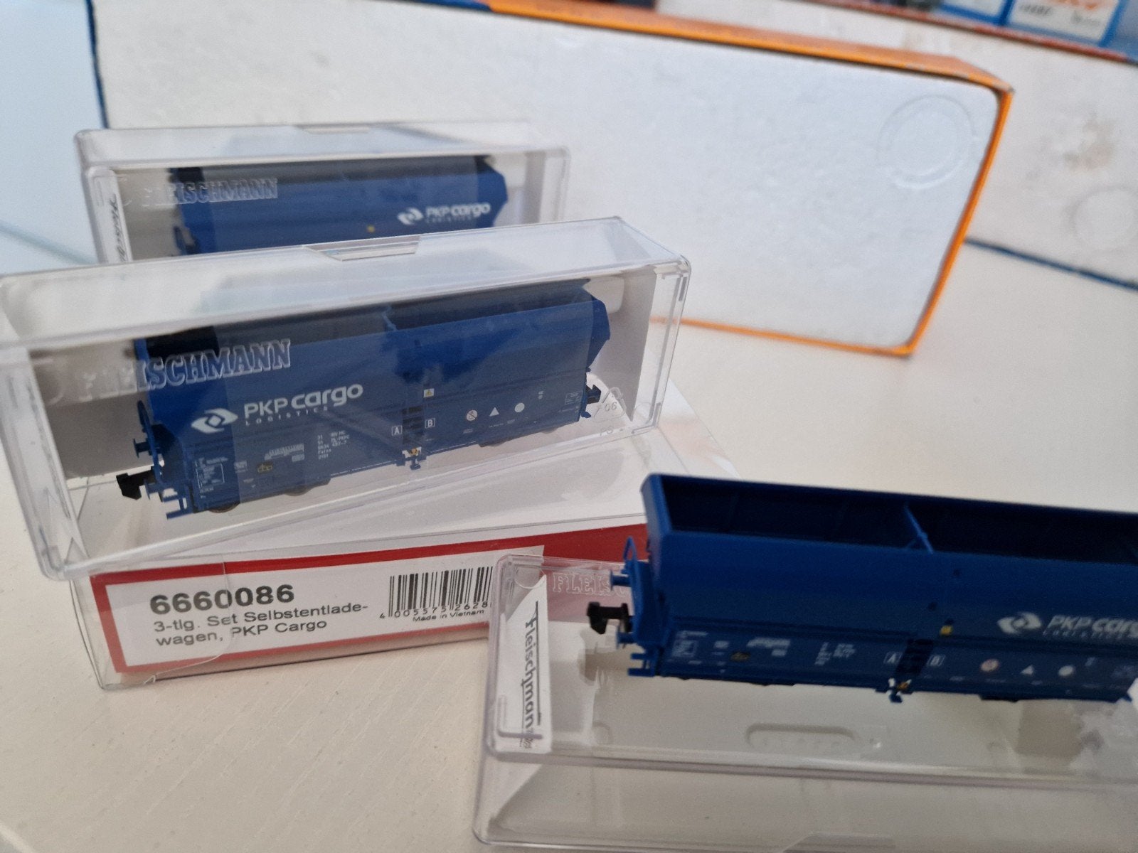 3-delige set PKP zelflossers ovp 6660086, Treinset, Gelijkstroom, Fleischmann, Nieuw