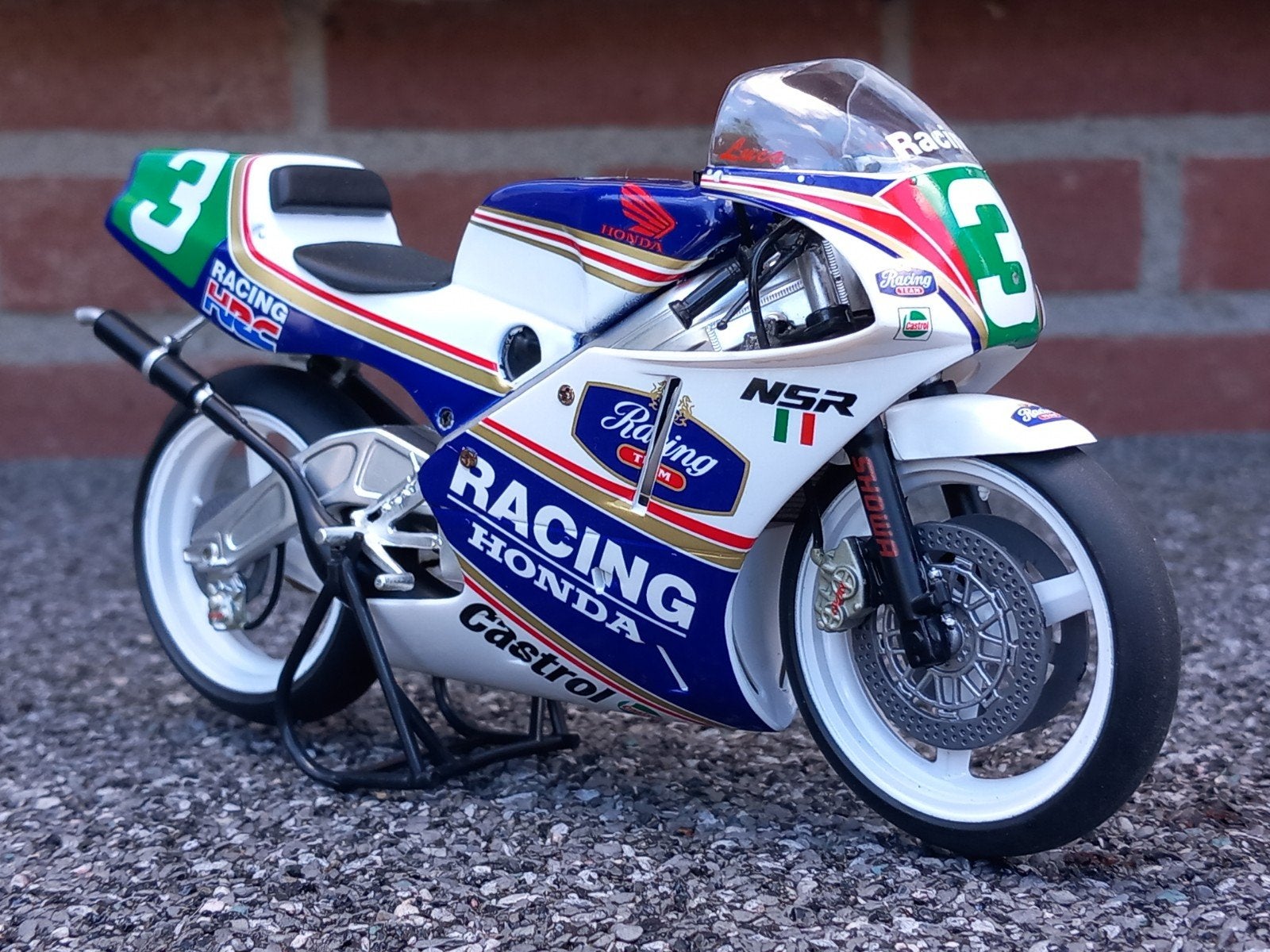 Honda NSR 250cc #3 Luca Cadalora 1991  1/12, Ophalen of Verzenden, Nieuw, 1:9 t/m 1:12, Motor