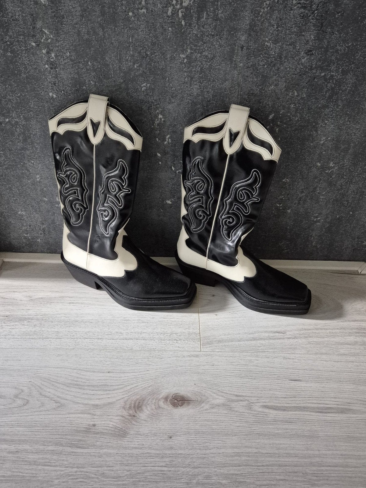 Cowboylaarzen dames maat 39, Ophalen, Zo goed als nieuw, Zwart, Hoge laarzen