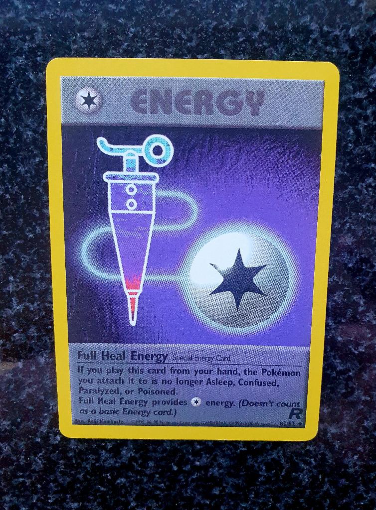 Pokemon Full Heal Energy, Ophalen of Verzenden, Zo goed als nieuw, Losse kaart