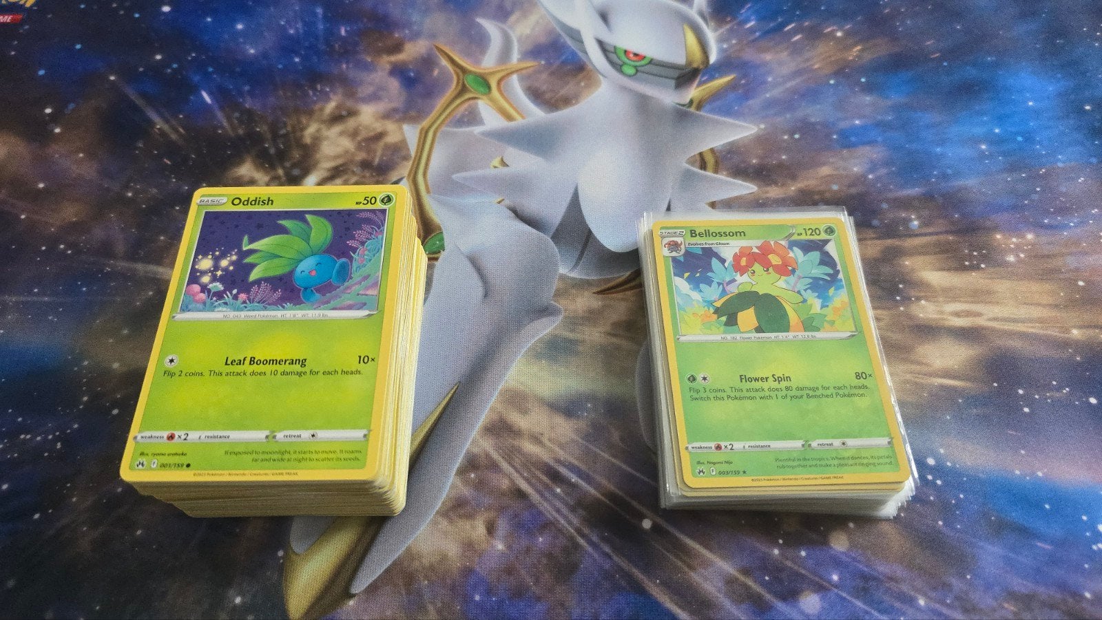 Gesorteerde base Masterset Crown Zenith (Un)common/Rare, Ophalen of Verzenden, Zo goed als nieuw, Meerdere kaarten, Foil
