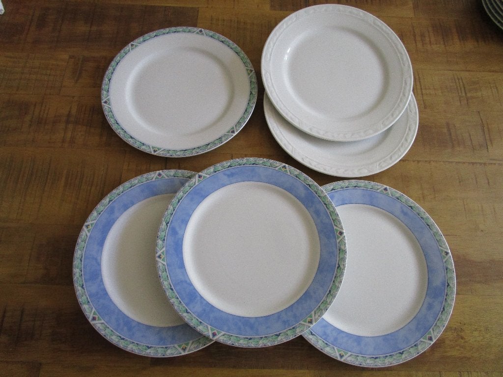 Arzberg "Merison "Albert Heijn 6 ontbijtborden 21 cm, Arzberg, Ophalen of Verzenden, Zo goed als nieuw, Bord(en)