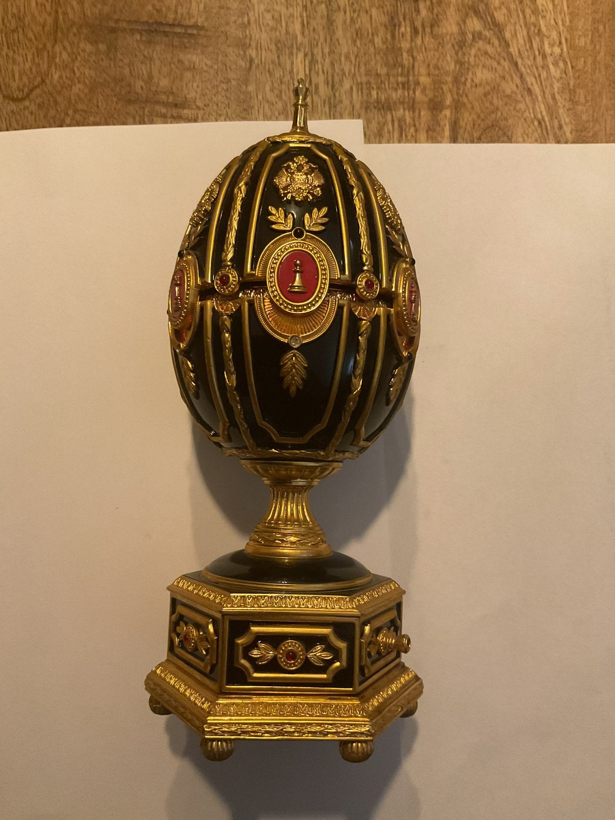 Faberge chess egg. Franklin mint, Ophalen of Verzenden, Zo goed als nieuw
