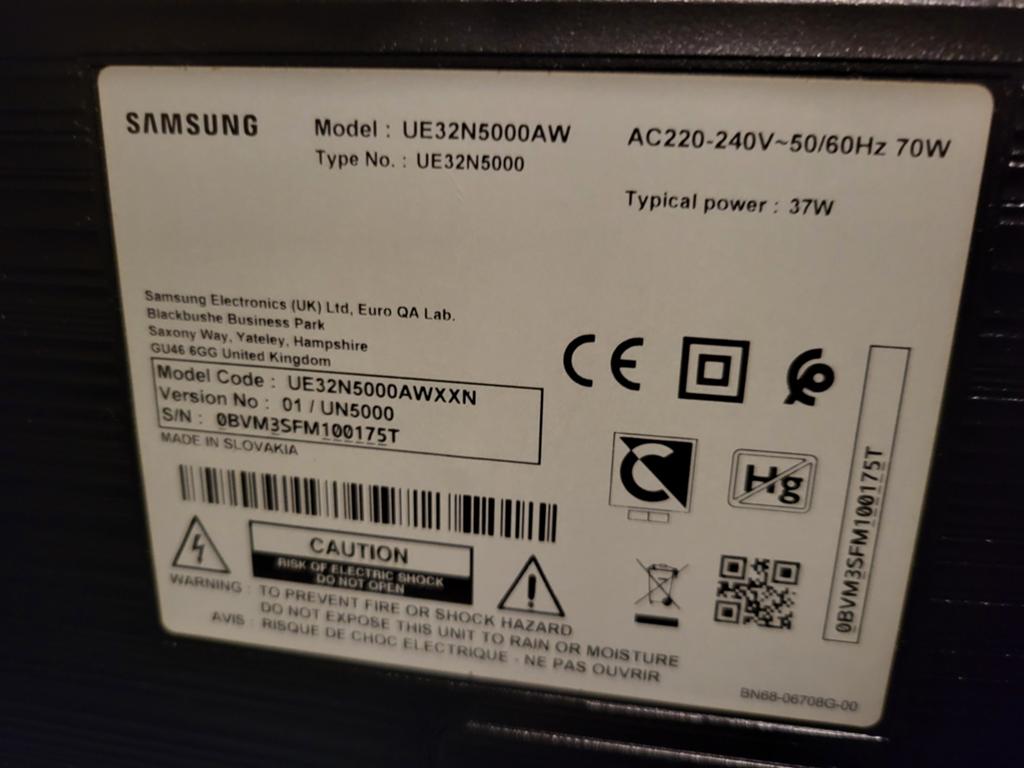 Samsung TV te koop, Ophalen, Zo goed als nieuw, 50 Hz, Samsung