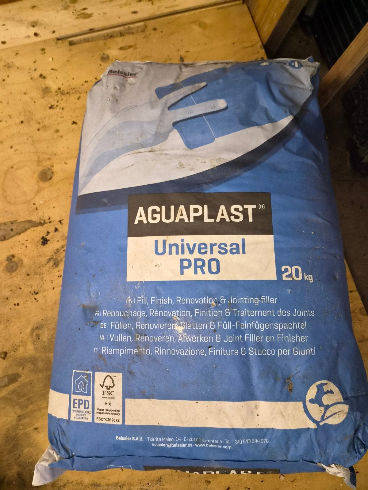Aguaplast Universal PRO 20kg - Vuller, Afwerker, Doe-het-zelf en Verbouw, Ophalen, Nieuw, Overige typen