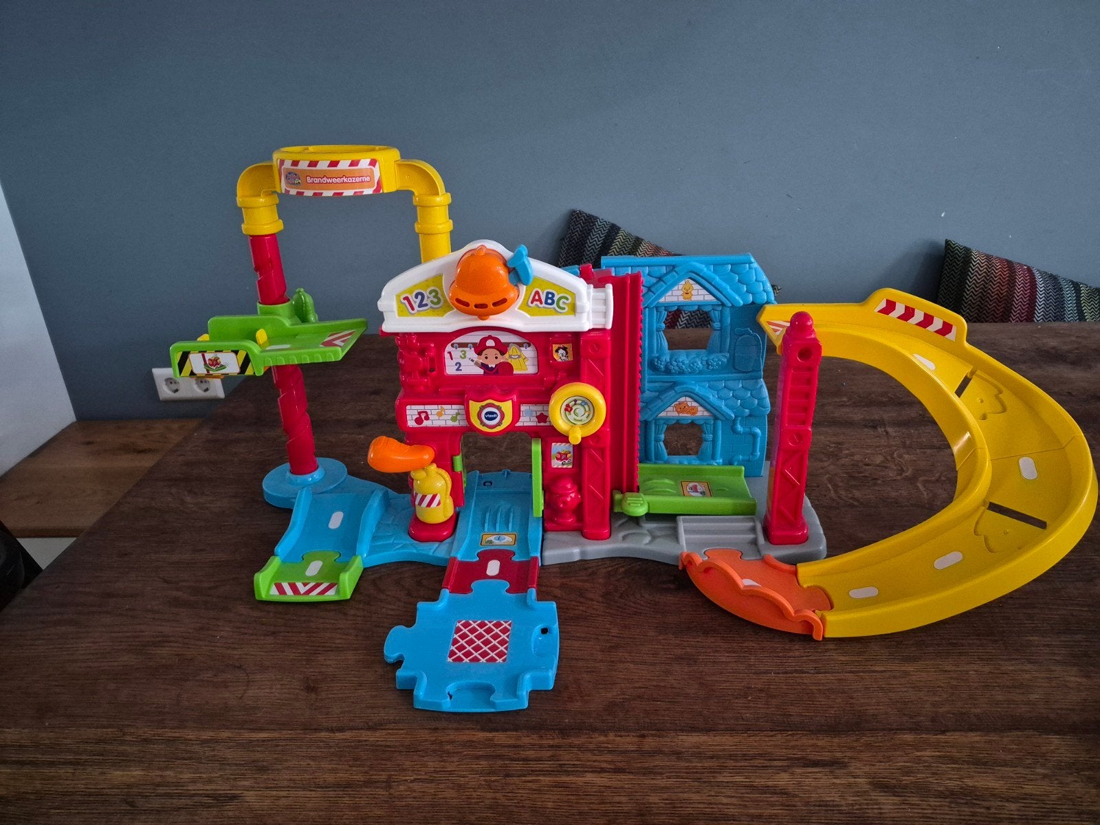 VTech Brandweerkazerne, Kinderen en Baby's, Speelgoed | Babyspeelgoed, Ophalen, Gebruikt, Overige typen, Met geluid
