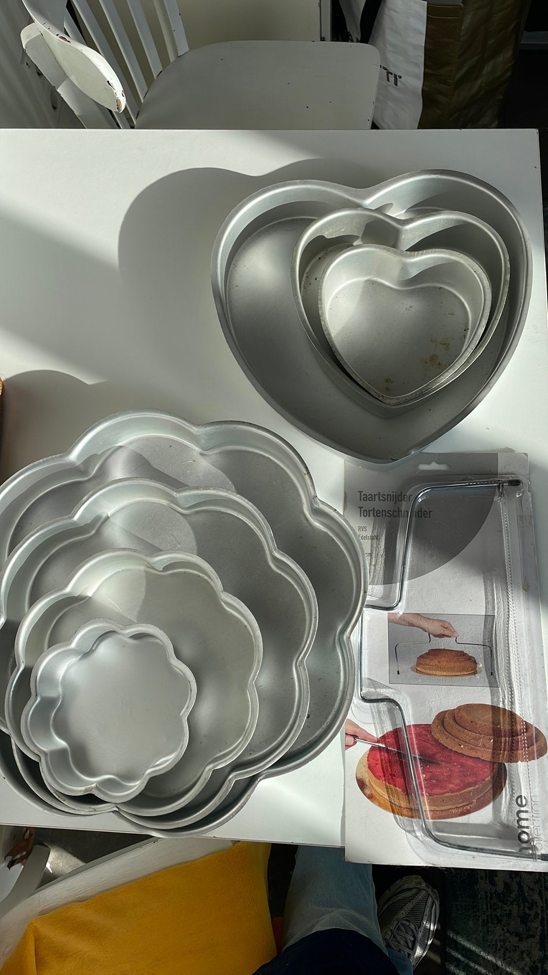 Wilton hart en bloem bakvormen, Ophalen of Verzenden, Zo goed als nieuw, Cupcakes, Versiering